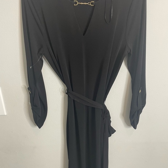 Michael Kors Black Dress with Gold Accent - Picture 3 of 6